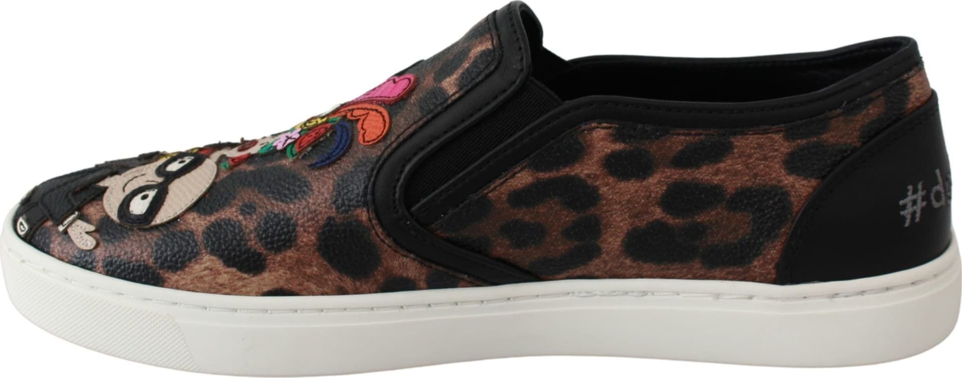 Dolce & Gabbana Leather Leopard #dgfamily Loafers Shoes - 5