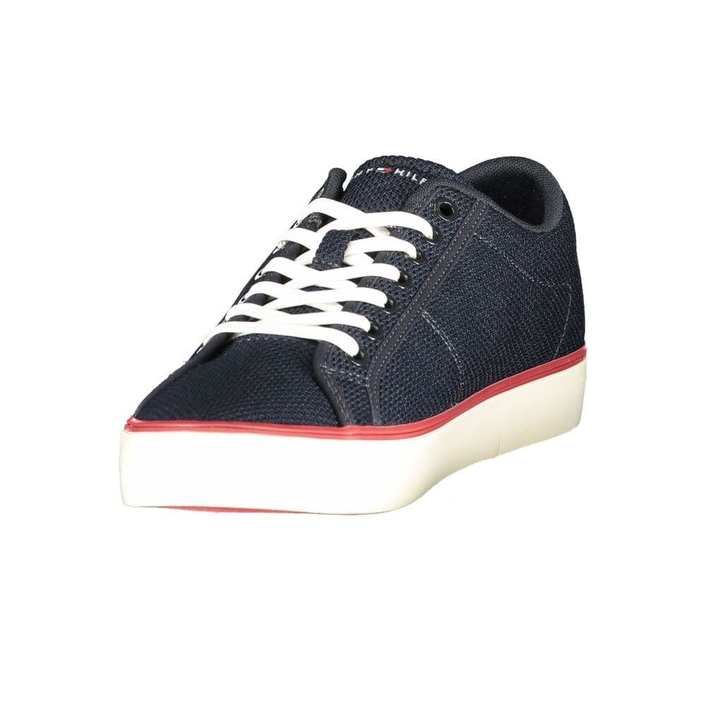 Tommy Hilfiger Blue Polyester Men's Sneaker - 3