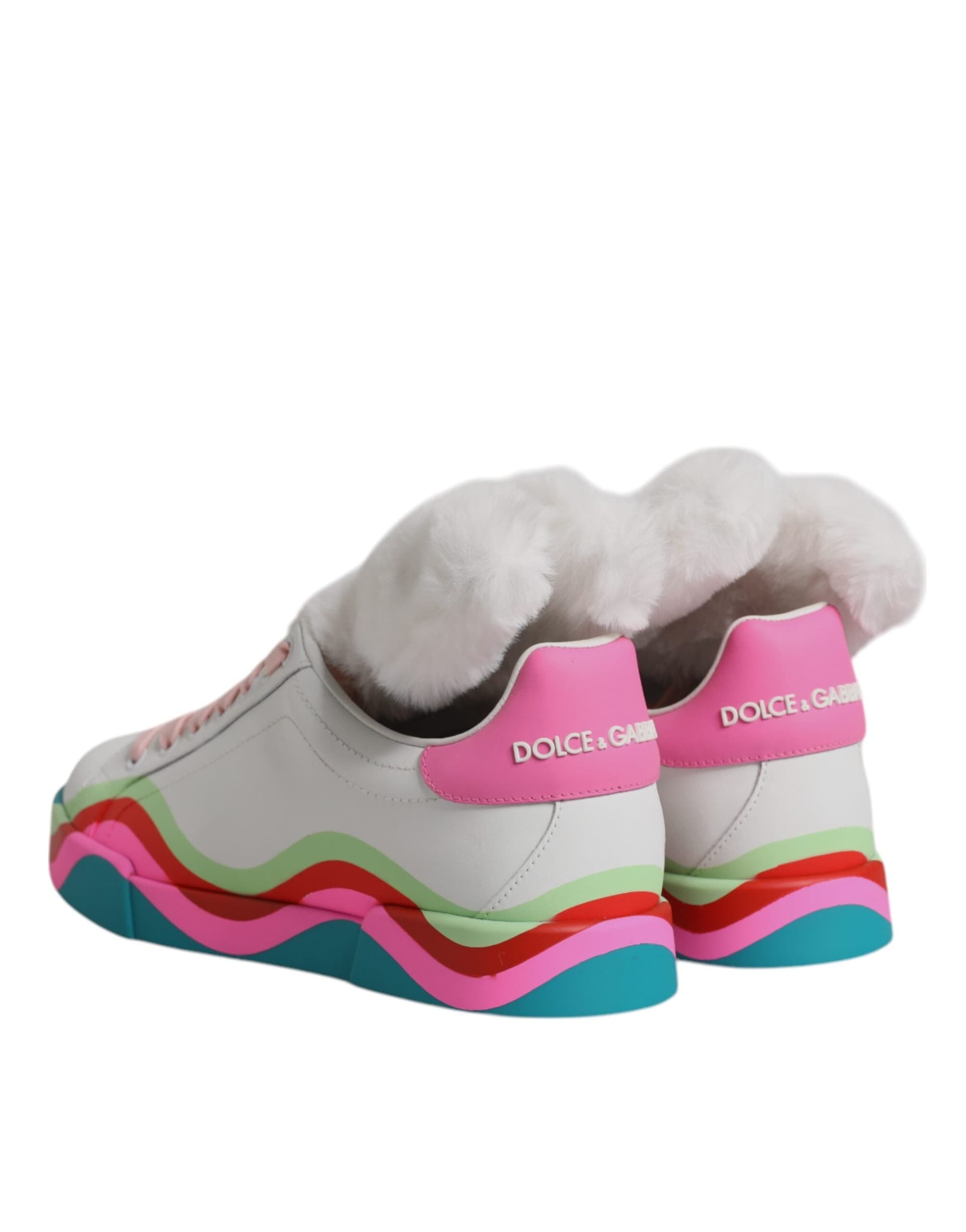 Dolce & Gabbana Multicolor Low Top Trainers Sneakers Shoes - 4
