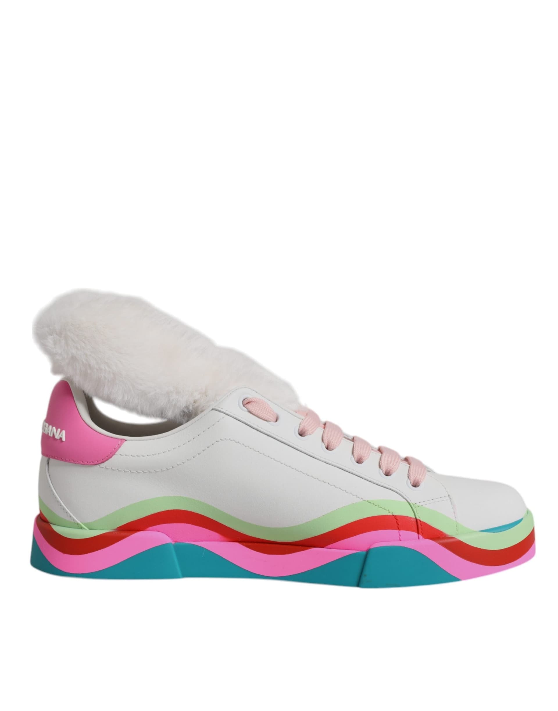 Dolce & Gabbana Multicolor Low Top Trainers Sneakers Shoes - 7