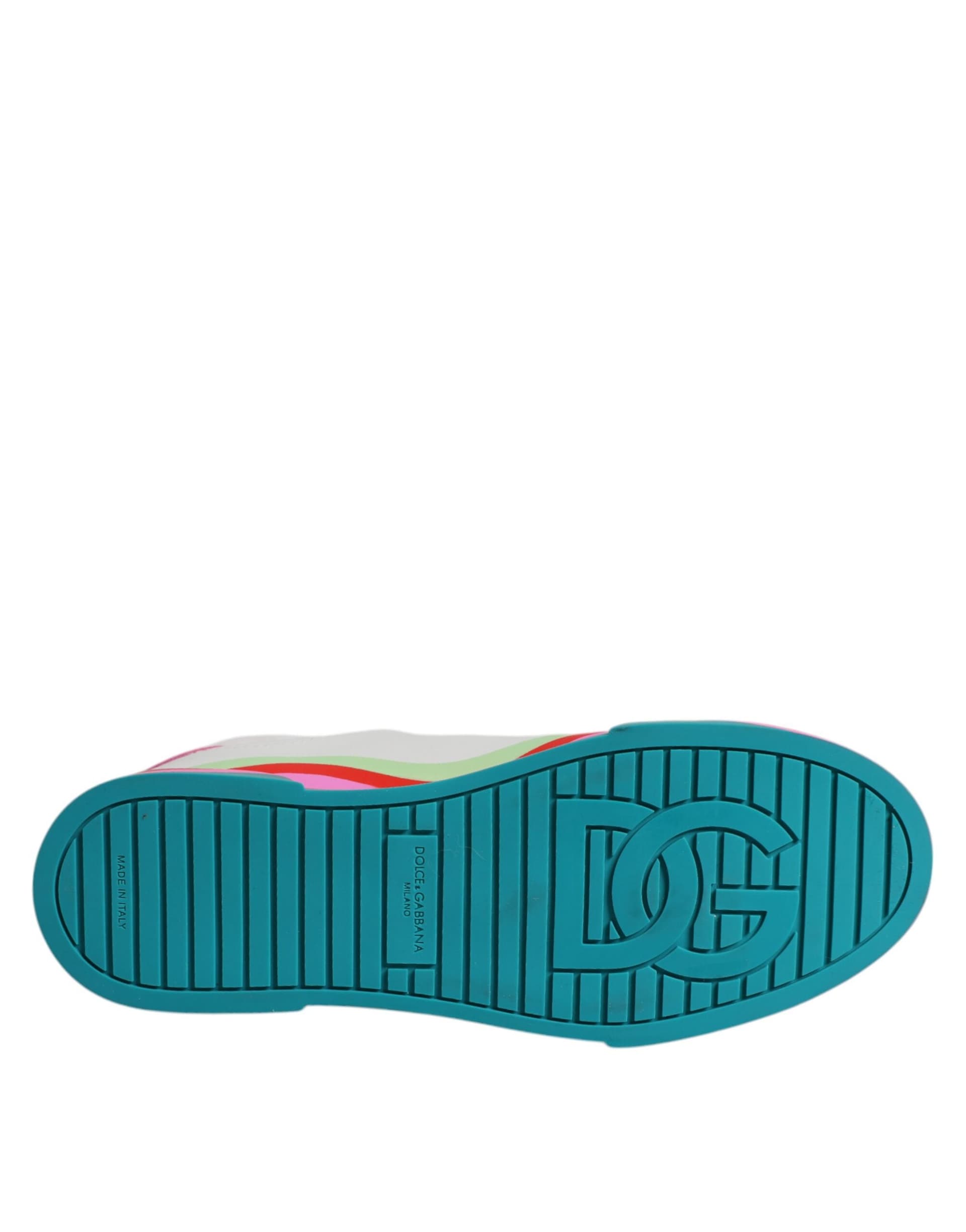 Dolce & Gabbana Multicolor Low Top Trainers Sneakers Shoes - 8