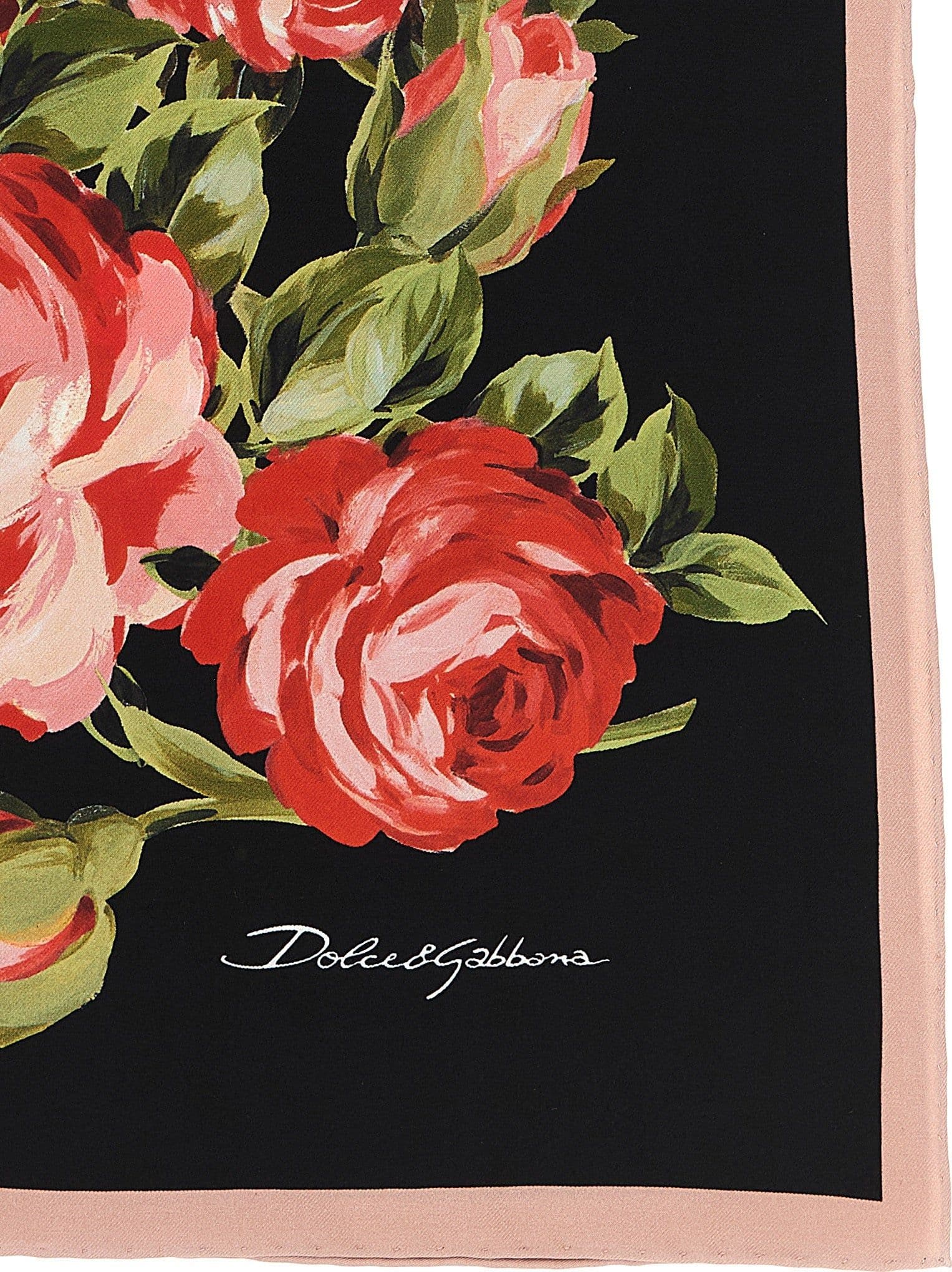 Dolce & Gabbana Black Silk Foulard - 2