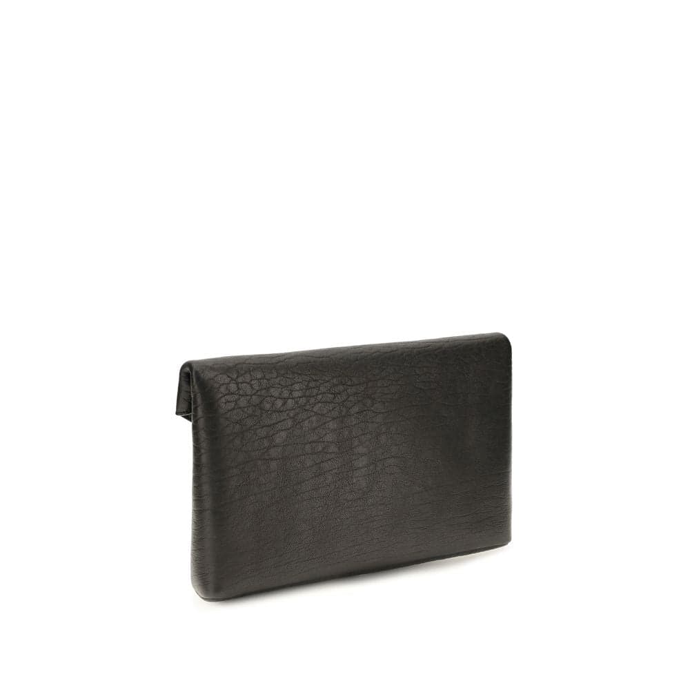 Saint Laurent Black Lamb Ovis Aries Aries Wallet - 3