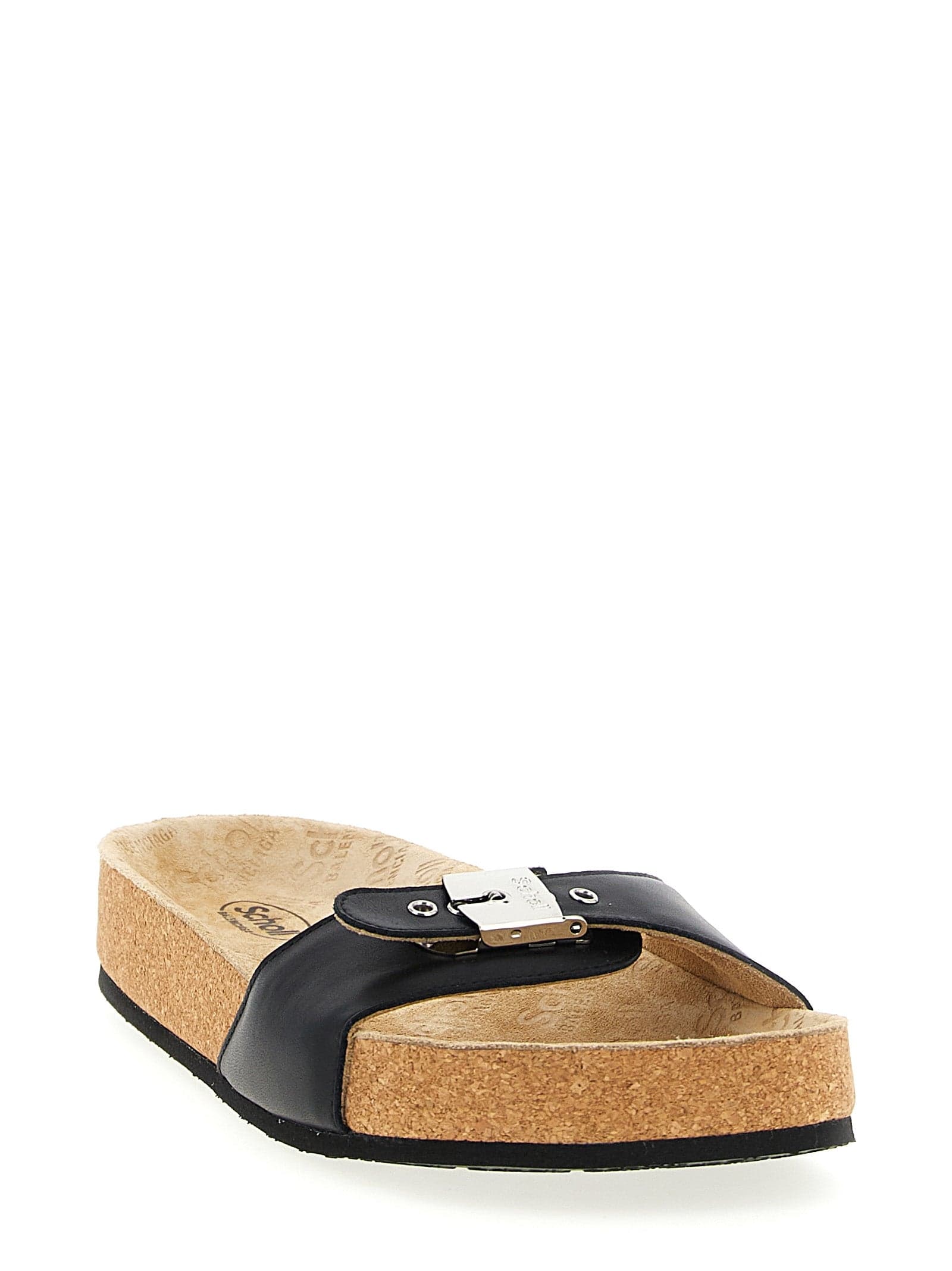 Balenciaga Black Calfskin Slides - 2