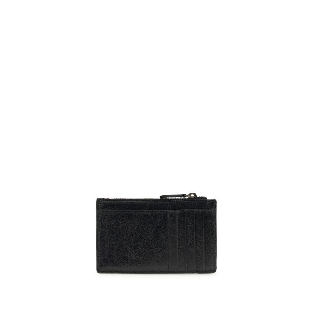 Balenciaga Black Lamb Ovis Aries Aries Wallet - 2