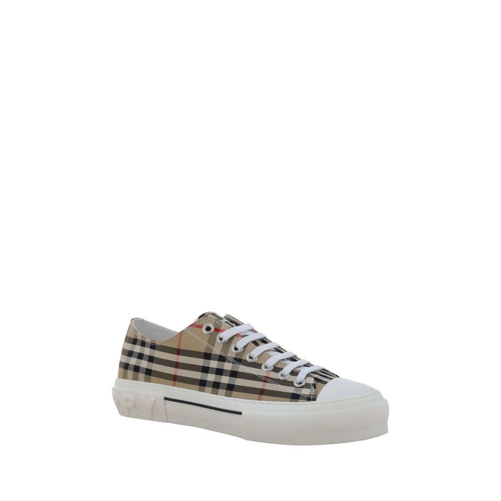 Burberry Brown Synthetic Low Top Sneakers - 2