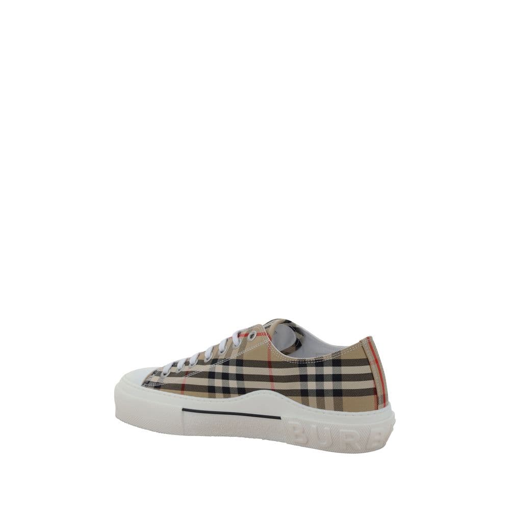 Burberry Brown Synthetic Low Top Sneakers - 3