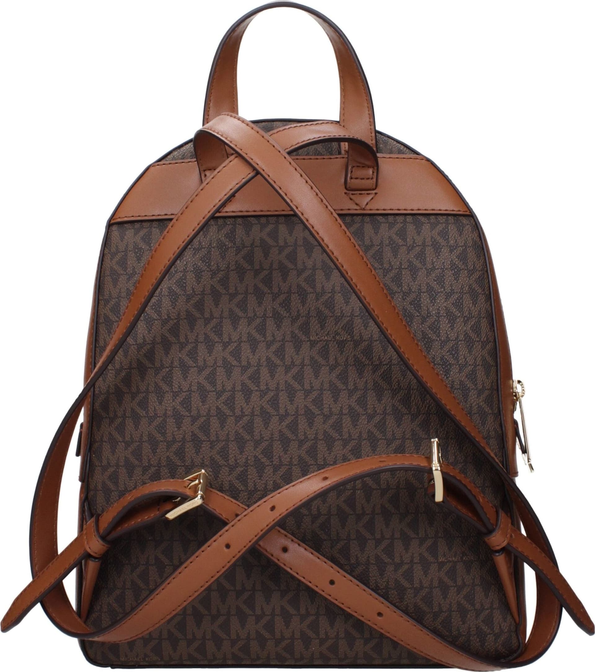 Michael Kors Brown Fabric Backpack - 3