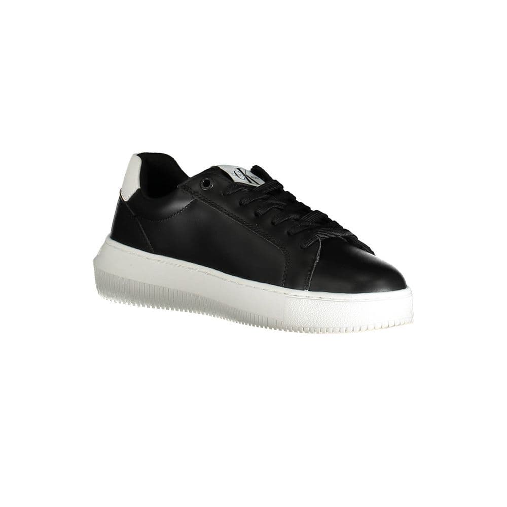 Calvin Klein Black Leather Women Sneaker - 3