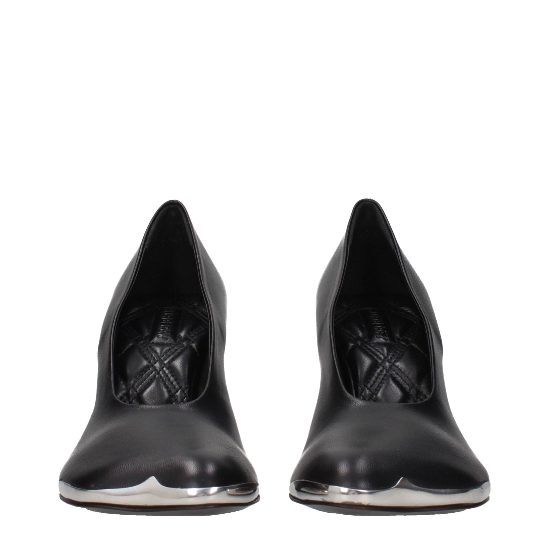 Burberry Black Leather High Heel Pumps - 3