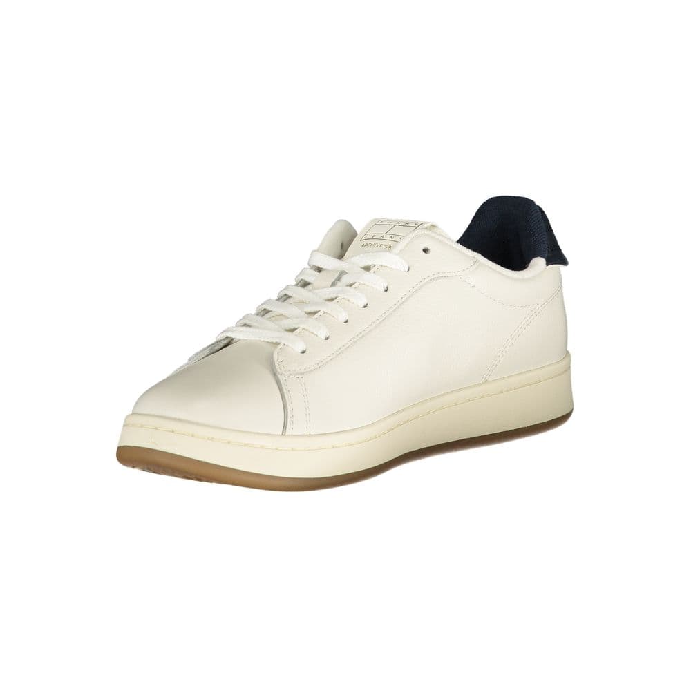 Tommy Hilfiger Bianco Poliuretano Men Sneaker - 3