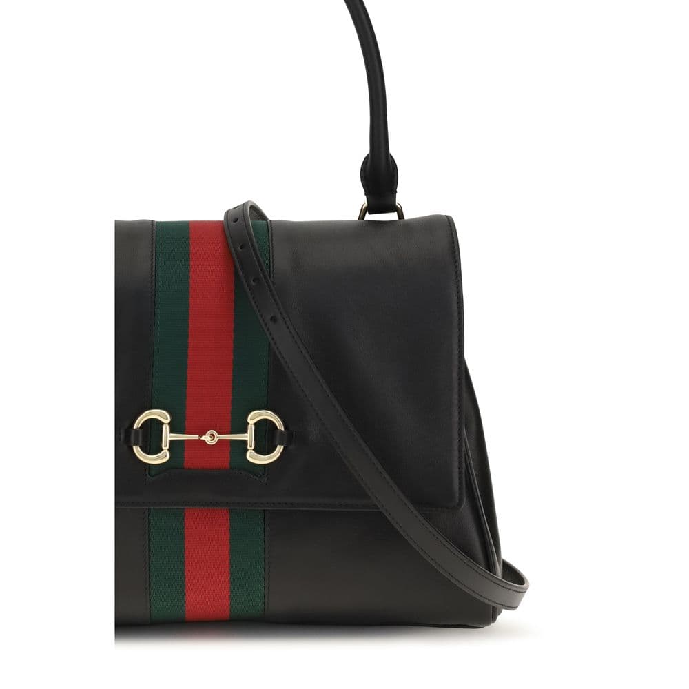 Gucci Black Calf Leather Bos Taurus Handbag - 4