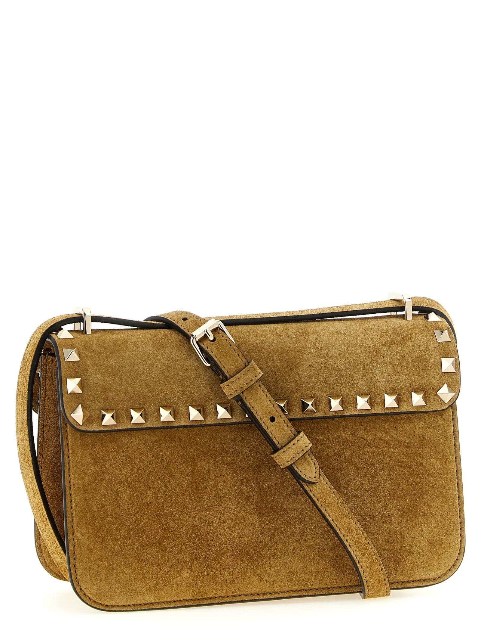 Valentino Garavani Beige Calfskin Crossbody Bag - 2