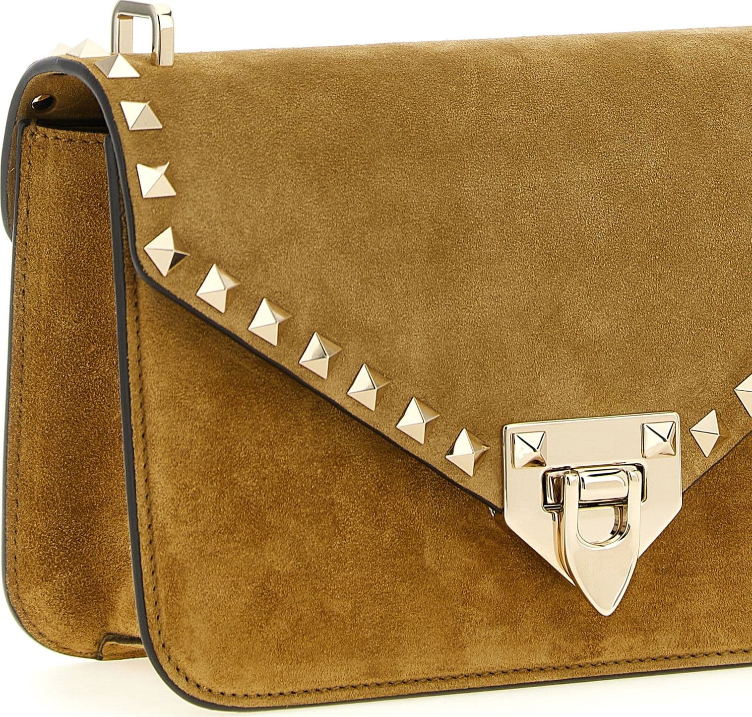 Valentino Garavani Beige Calfskin Crossbody Bag - 3