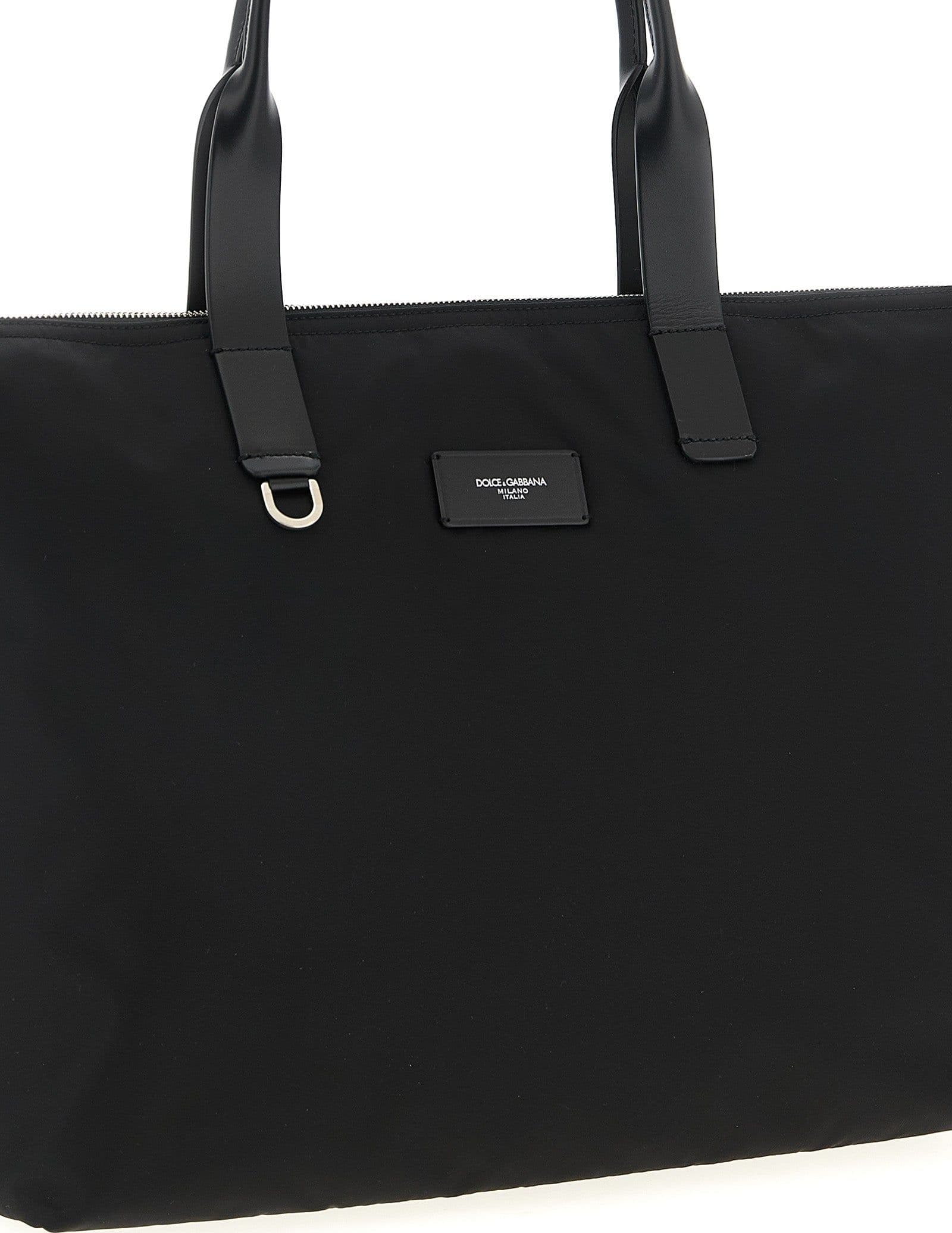 Dolce & Gabbana Black Polyamide Tote Bag - 3