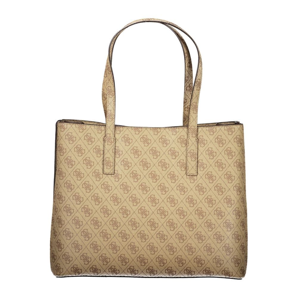 Guess Jeans Beige Polyurethane Women Handbag - 2