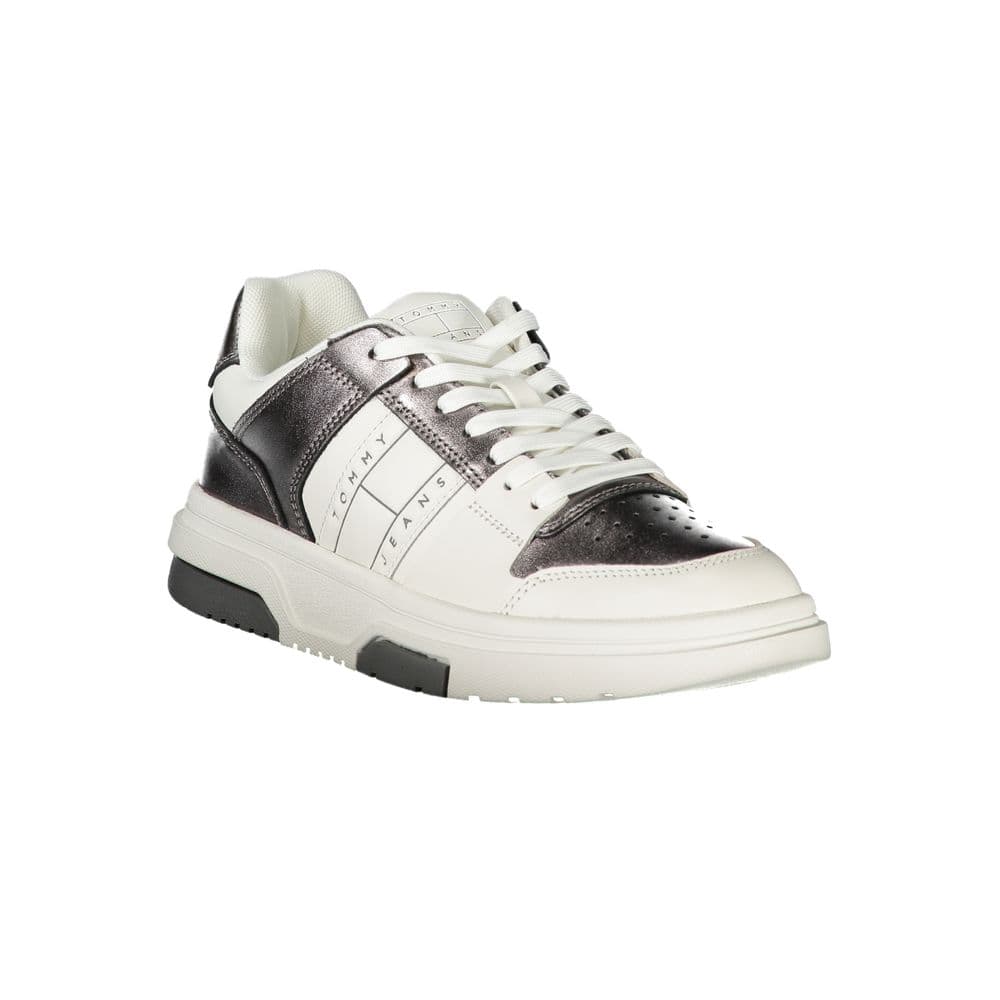 Tommy Hilfiger Bianco Polyurethane Women Sneaker - 2