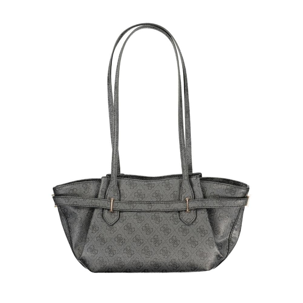 Guess Jeans Black Polyurethane Women's Handbag - 2
