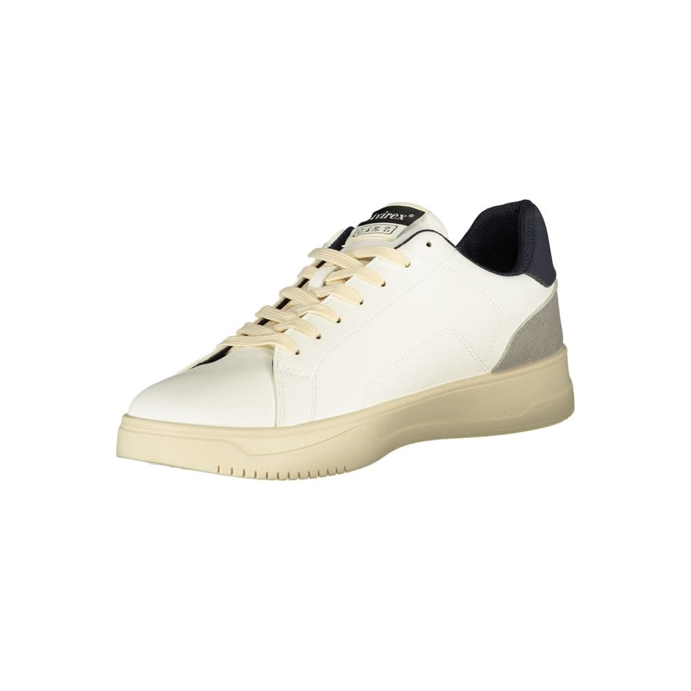 Avirex White Polyurethane Men's Sneaker - 3