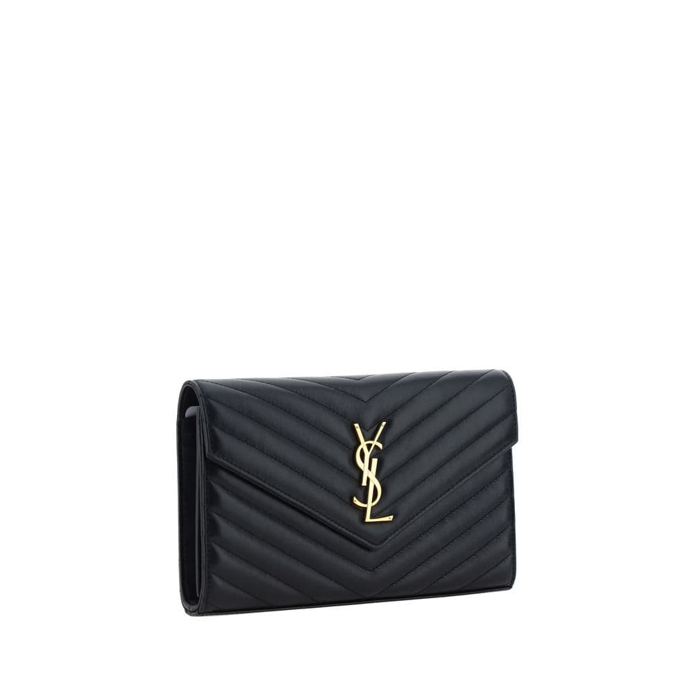 Saint Laurent Black Lamb Ovis Aries Aries Shoulder Bag - 2