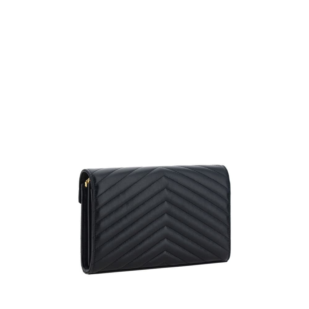 Saint Laurent Black Lamb Ovis Aries Aries Shoulder Bag - 3