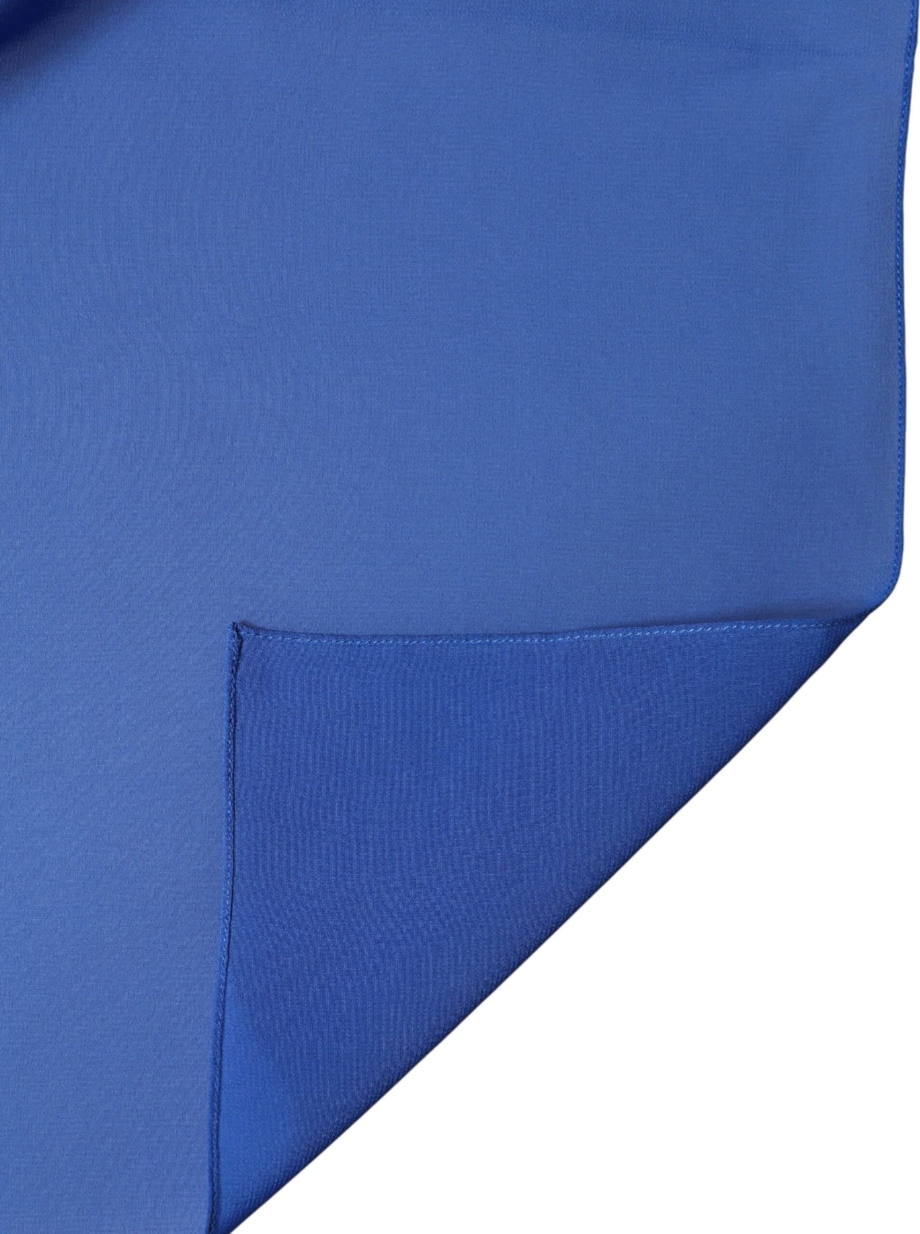 Dolce & Gabbana Blue Silk Stole Neck Wrap Shawl Men  Scarf - 2
