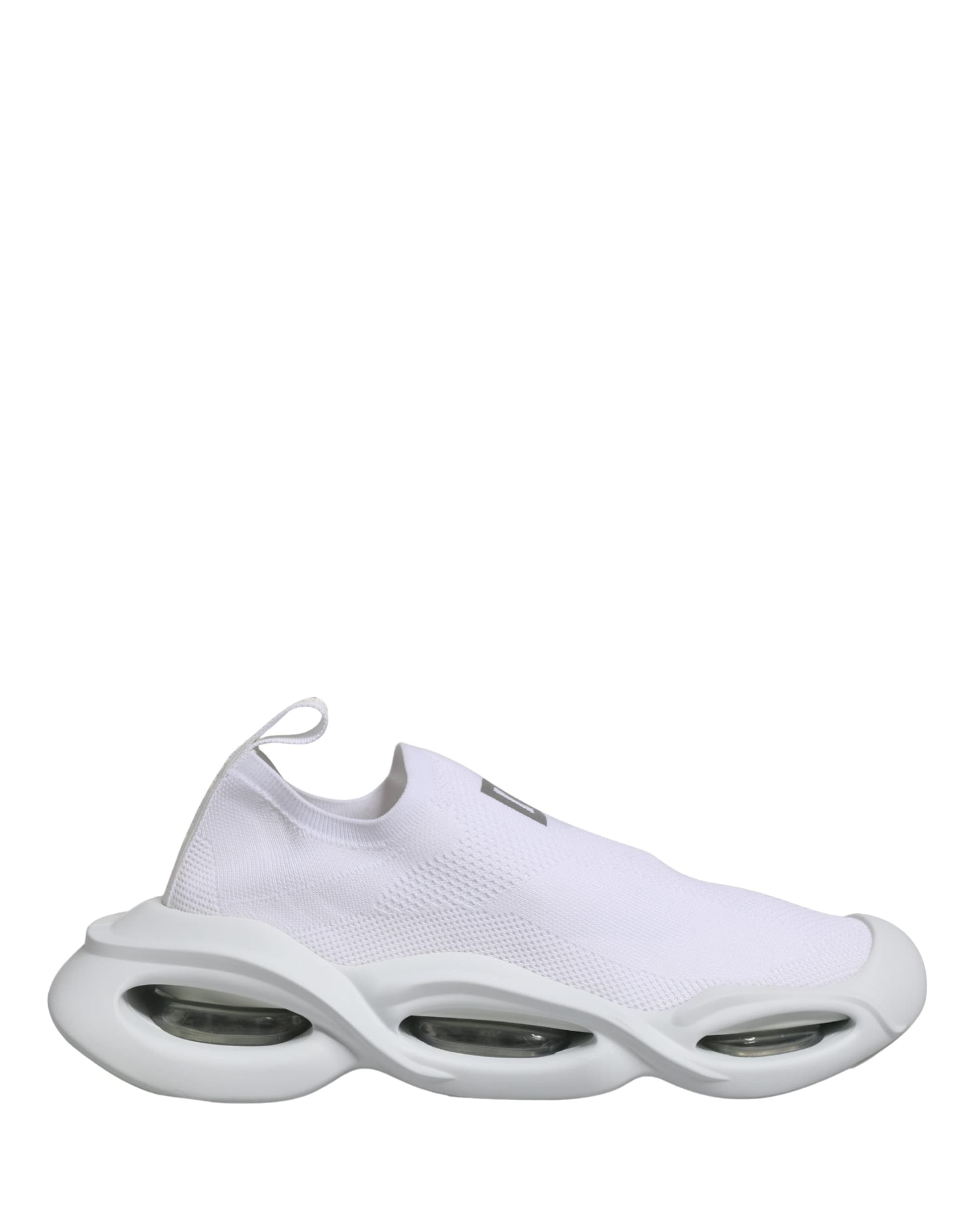 Dolce & Gabbana White Slip On Wave Low Top Sneakers Shoes - 6