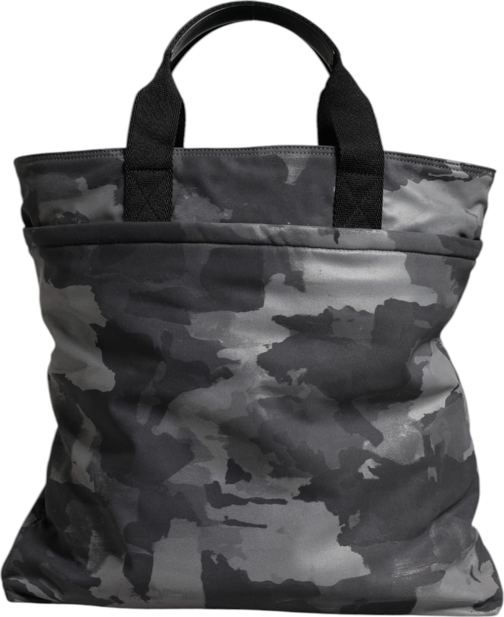 Dolce & Gabbana Black Camouflage Shoulder Strap Logo Plaque Bag - 5