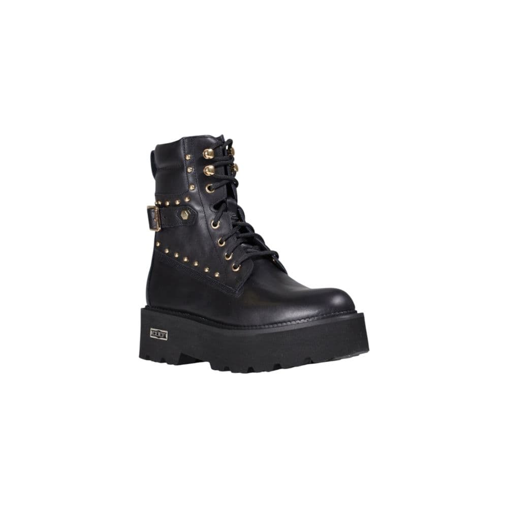 Cult Black Leather Lace-Up Boots - 2