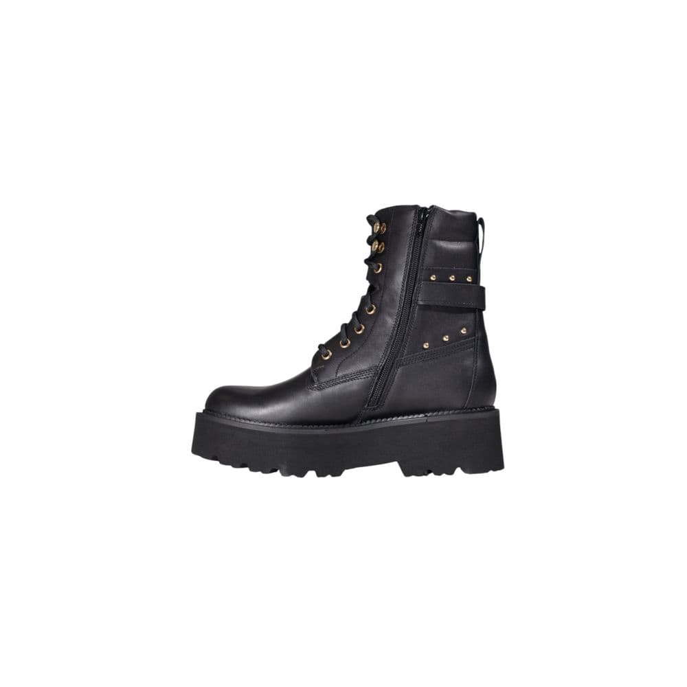 Cult Black Leather Lace-Up Boots - 3