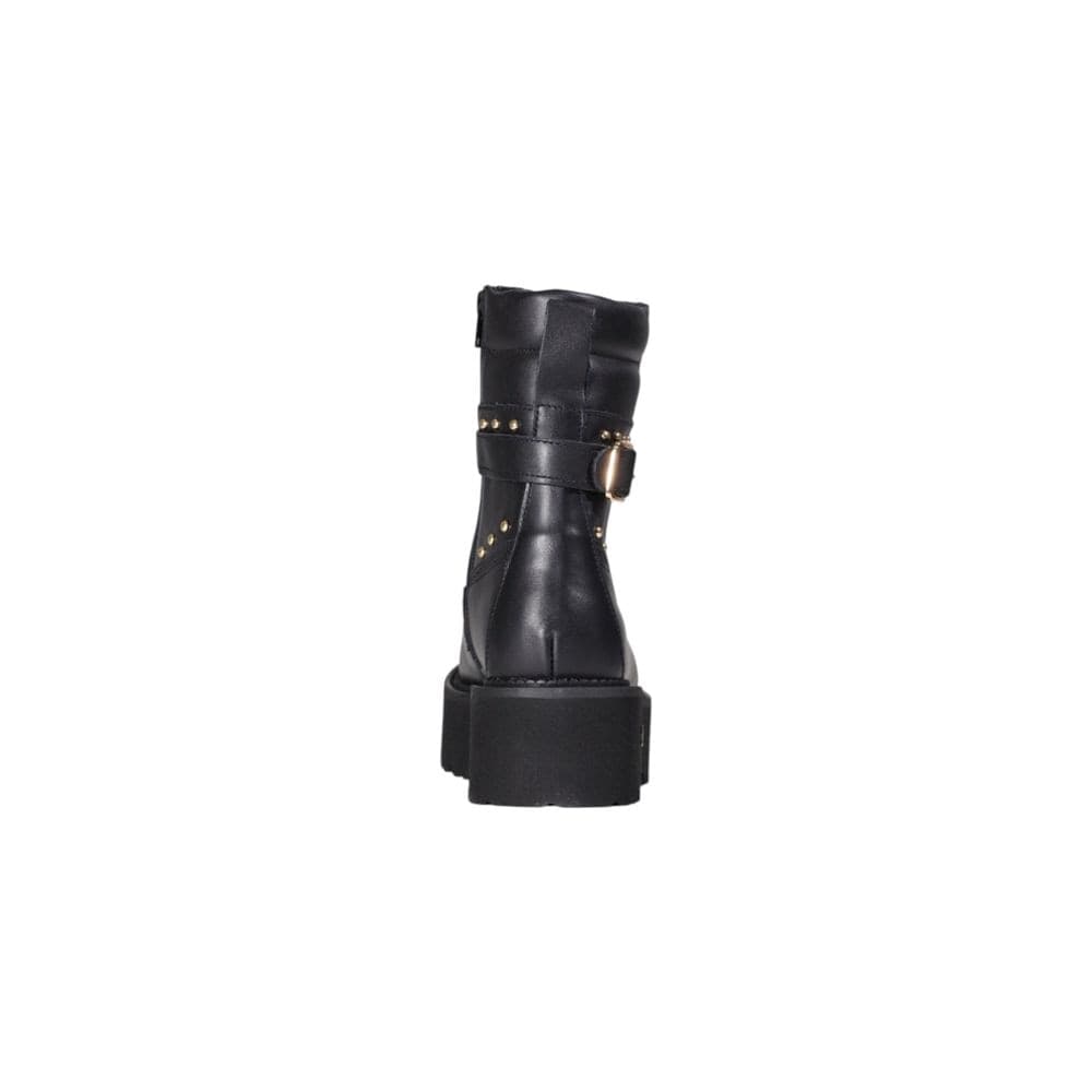 Cult Black Leather Lace-Up Boots - 4