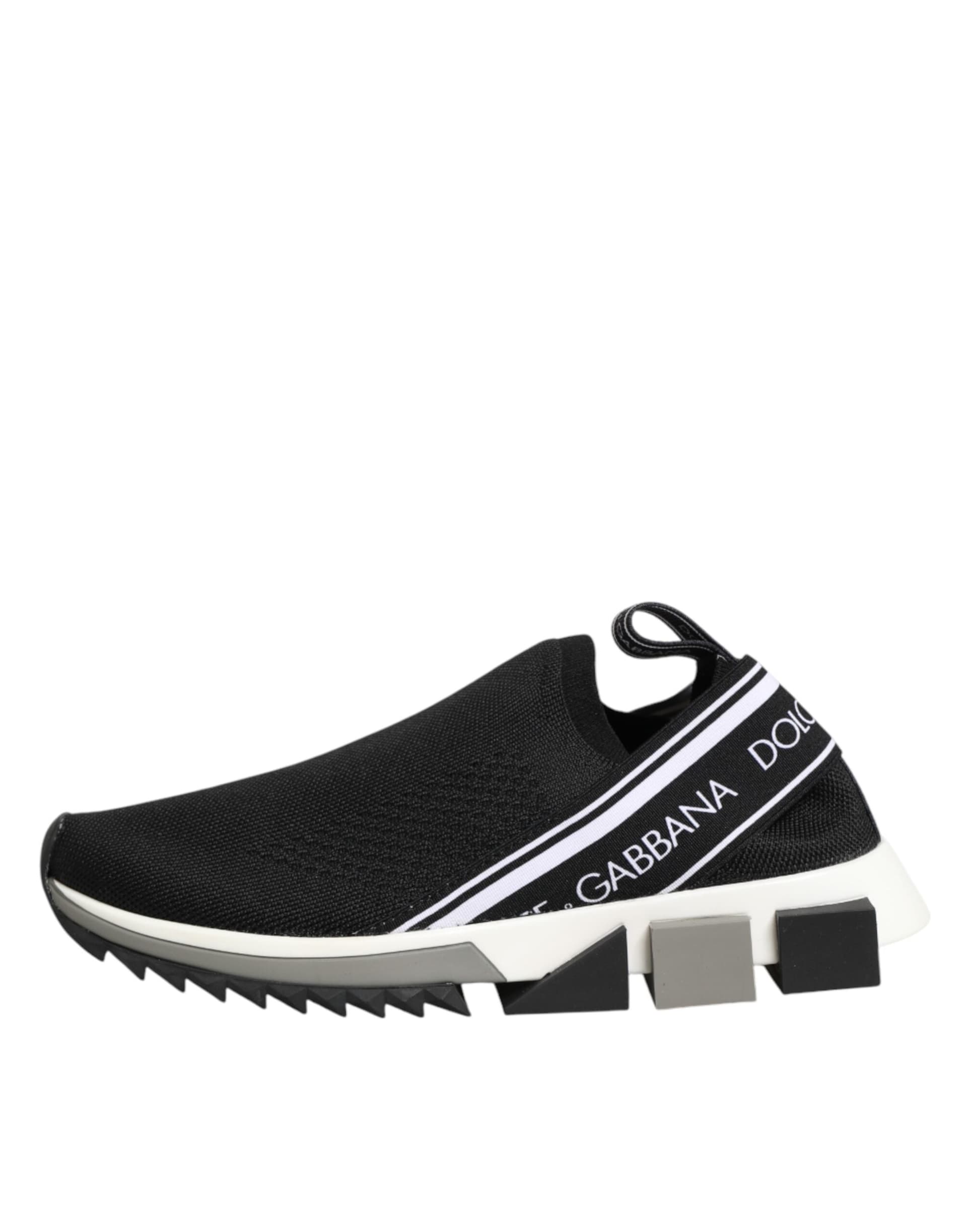 Dolce & Gabbana Black Slip On Sorrento Low Top Sneakers Shoes - 5