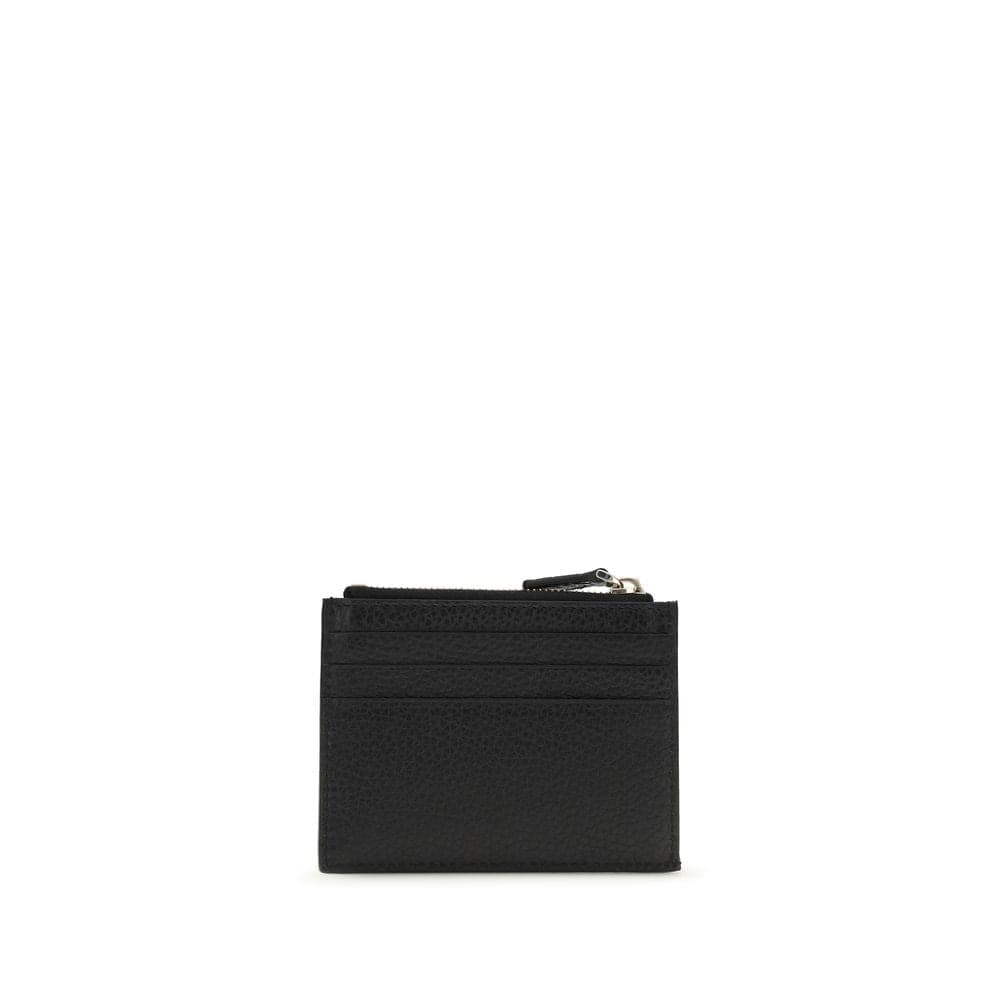 Valentino Garavani Black Calf Leather Bos Taurus Wallet - 2