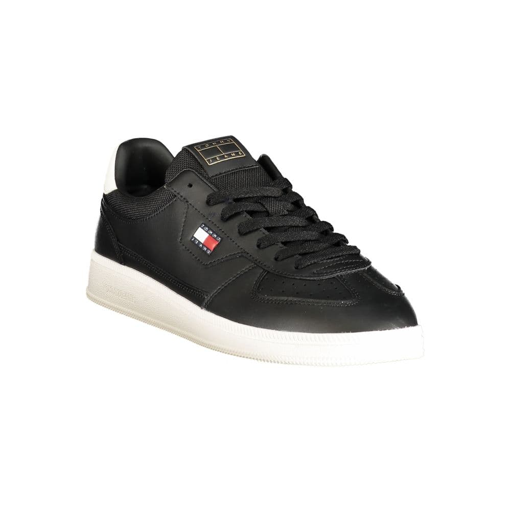 Tommy Hilfiger Black Polyurethane Men's Sneaker - 2