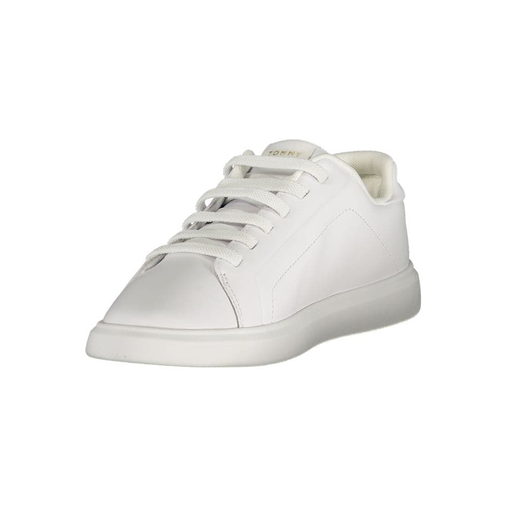 Tommy Hilfiger Bianco Polyurethane Women Sneaker - 3