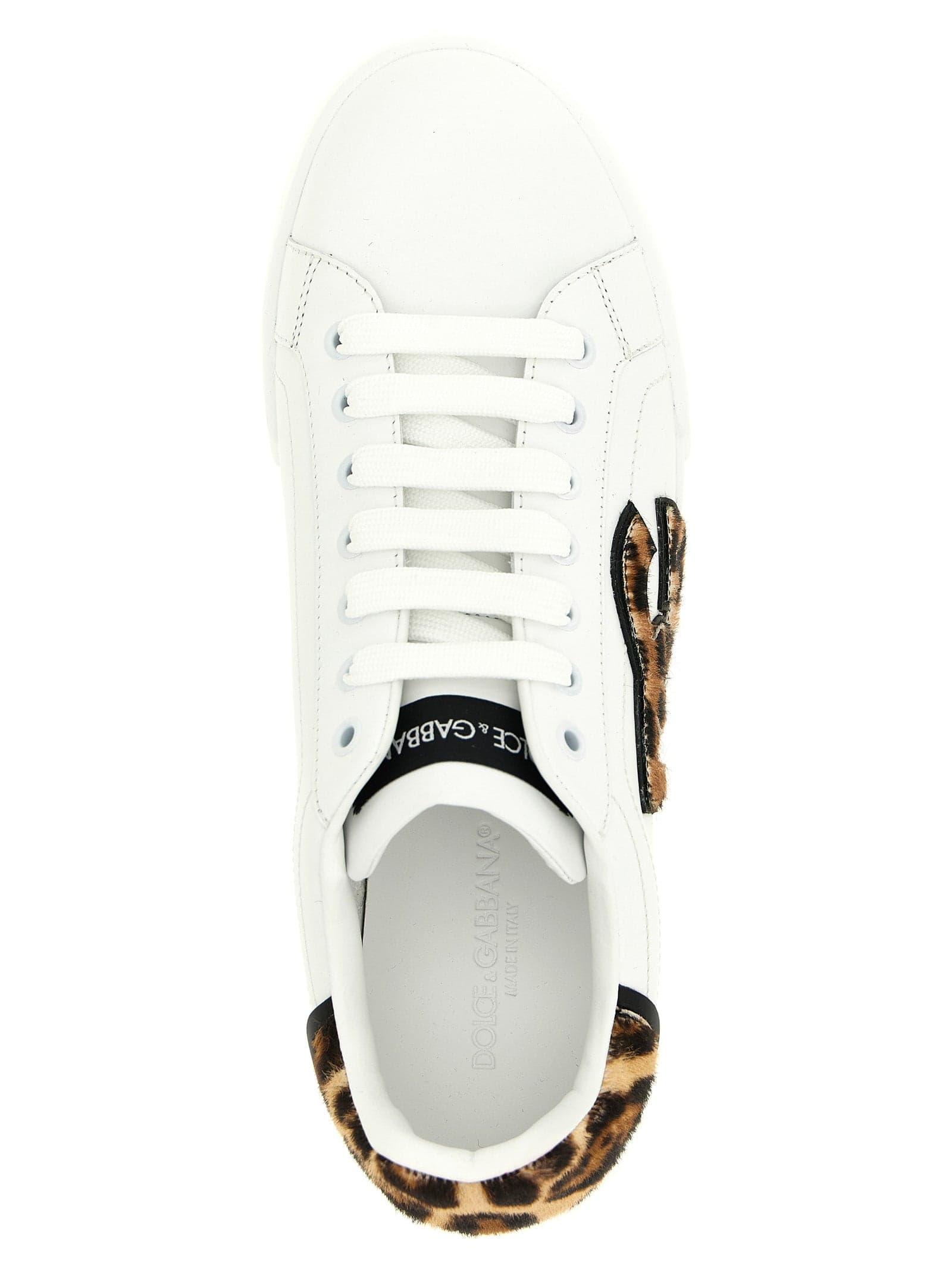 Dolce & Gabbana Brown Calfskin Low Top Sneakers - 4