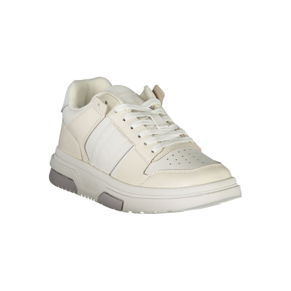 Tommy Hilfiger White Leather Women Sneaker - 2
