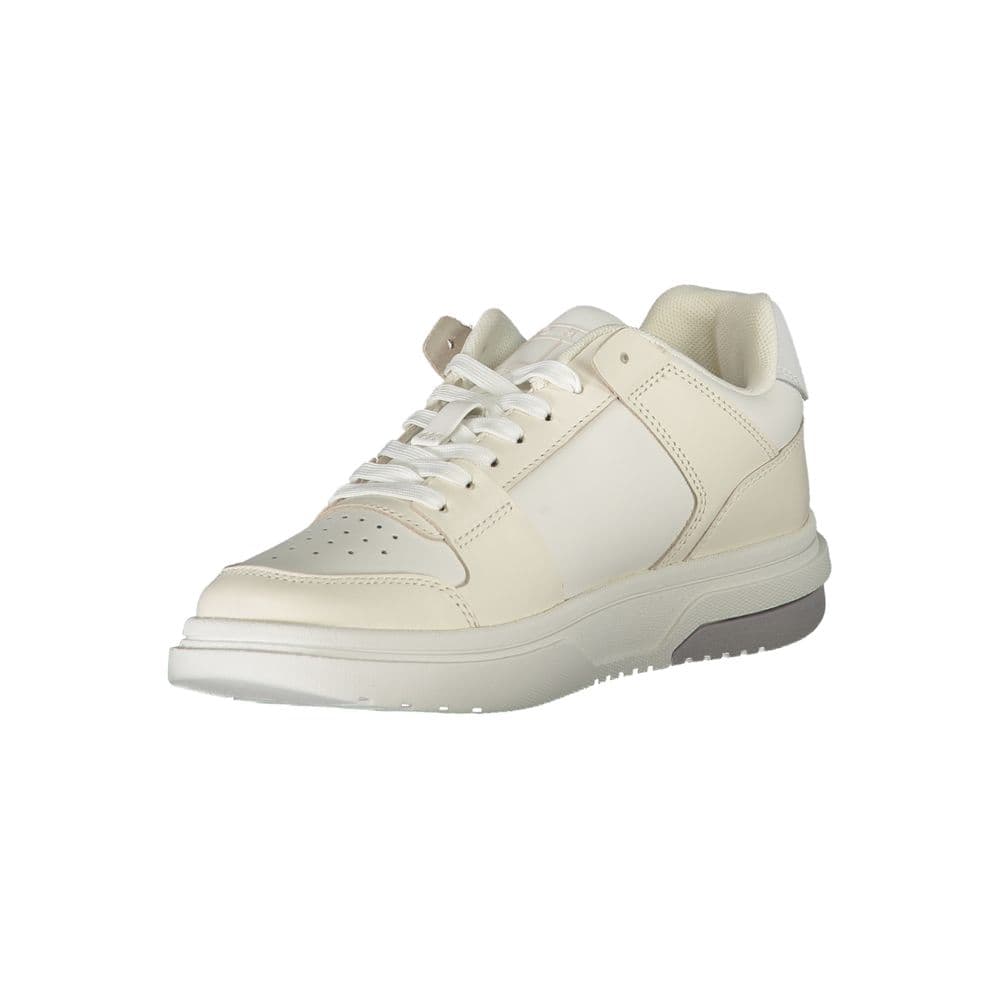 Tommy Hilfiger White Leather Women Sneaker - 3
