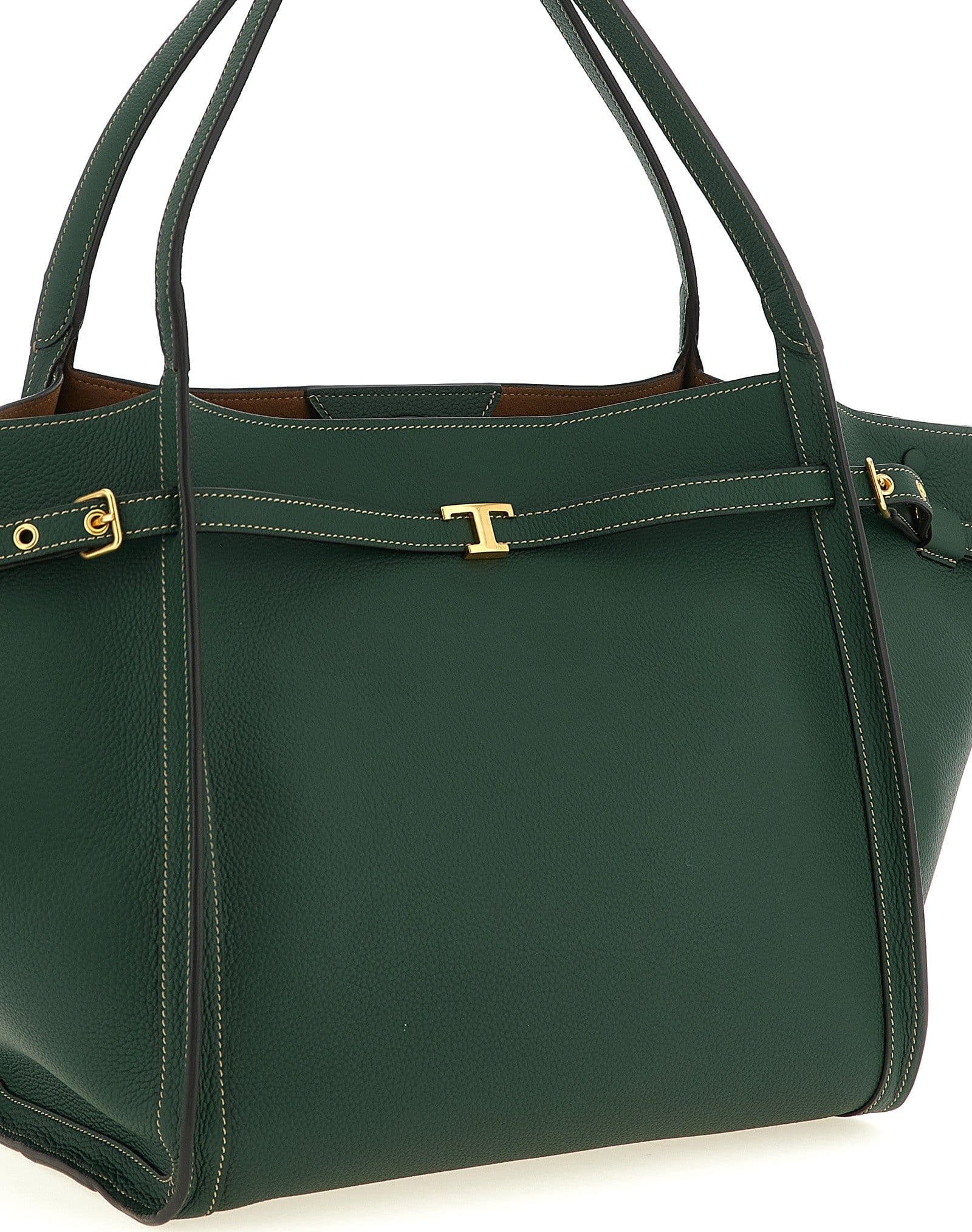 Tod's Bicolor Calfskin Tote Bag - 3