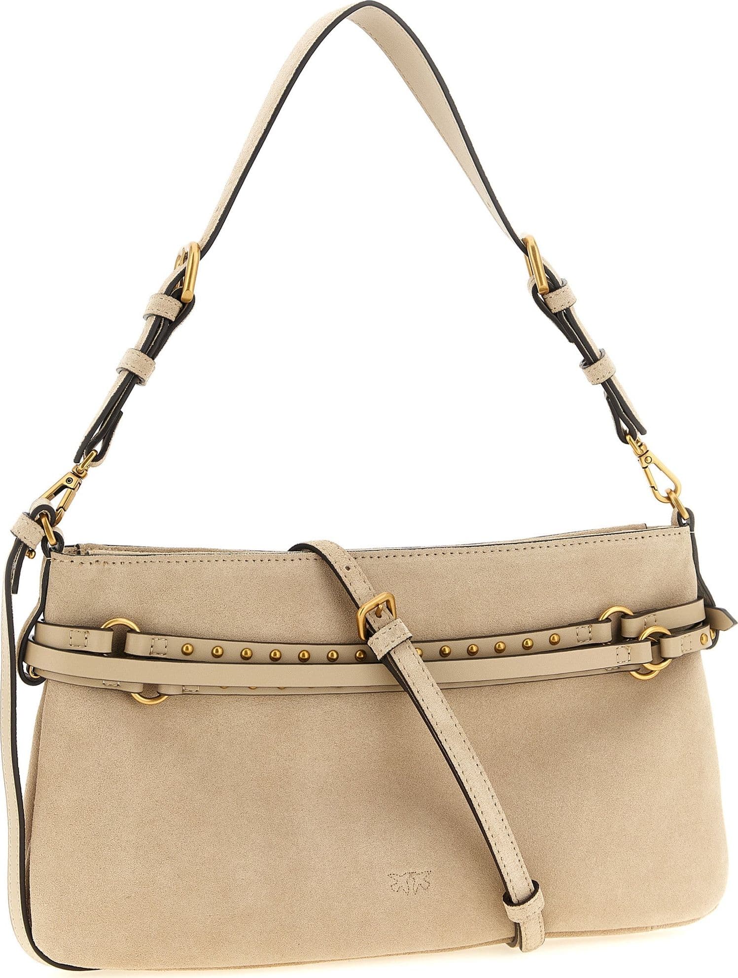 PINKO Beige Cowhide Shoulder Bag - 2
