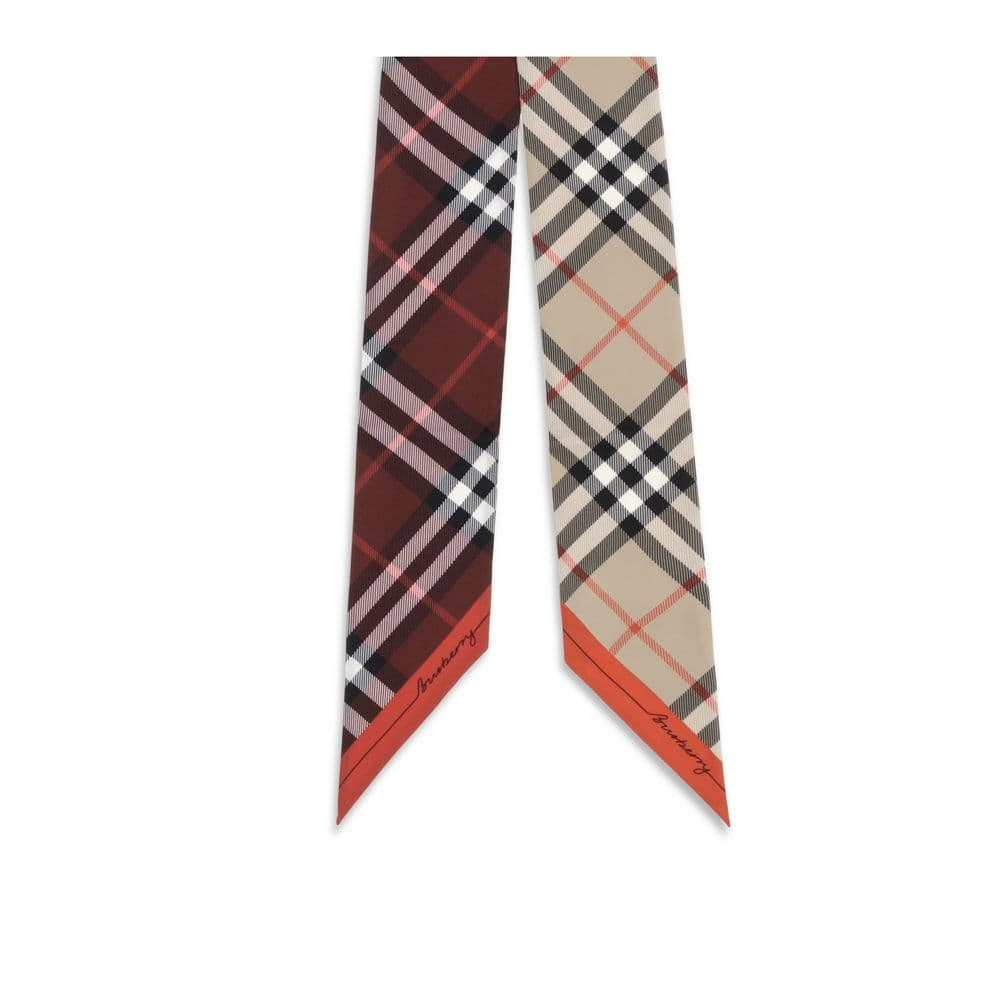 Burberry Beige Silk Scarf - 3