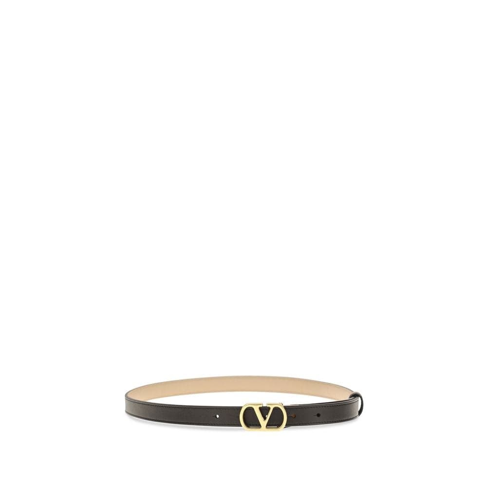 Valentino Garavani Black Lamb Ovis Aries Aries Regular Belt - 2