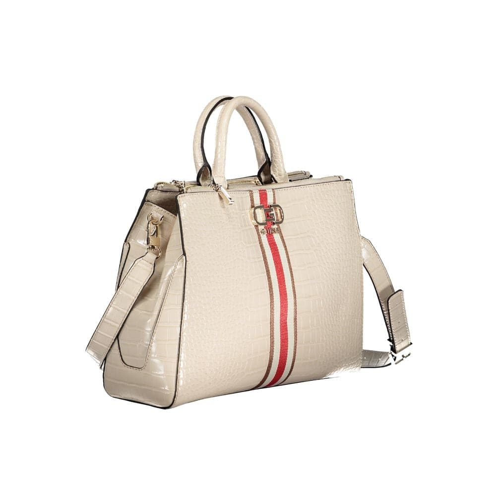 Guess Jeans Beige Polyurethane Women Handbag - 3