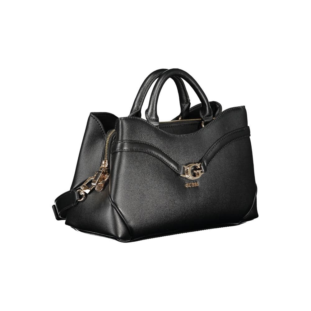Guess Jeans Black Polyurethane Women's Handbag - 3