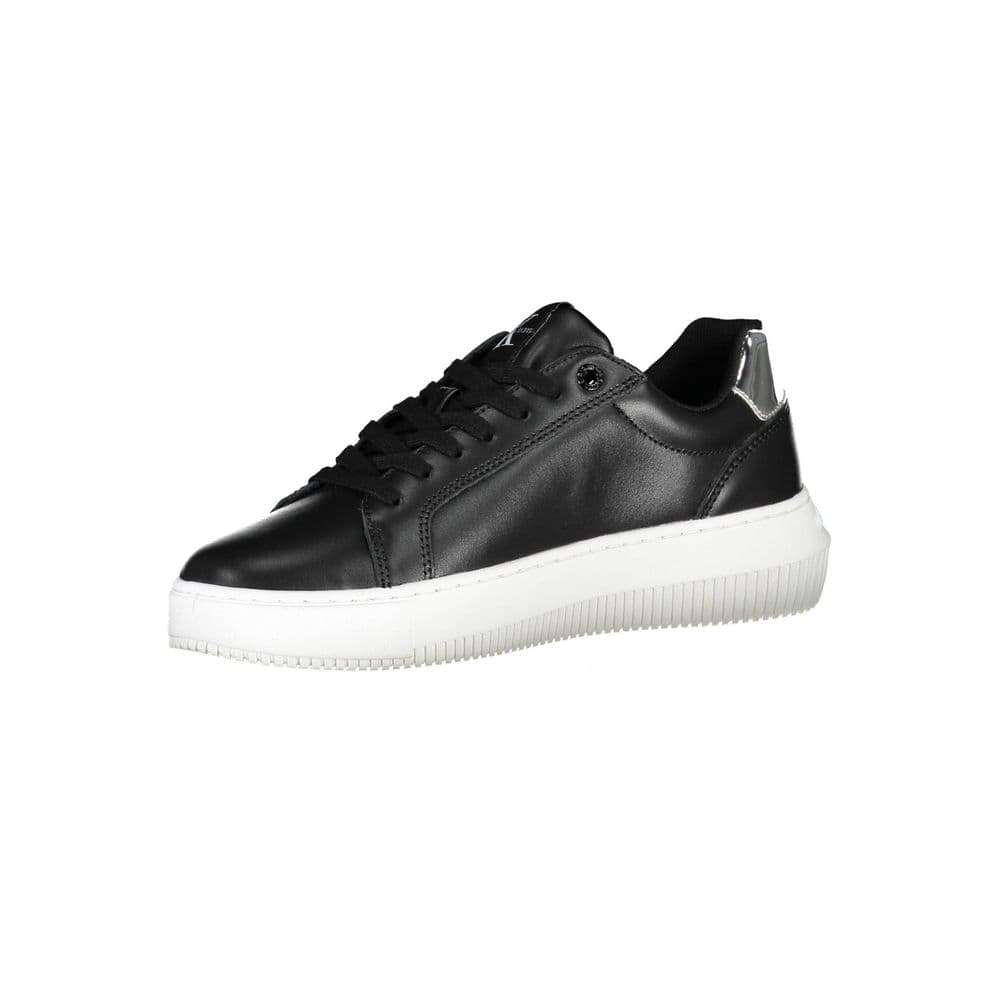 Calvin Klein Nero Leather Women Sneaker - 2