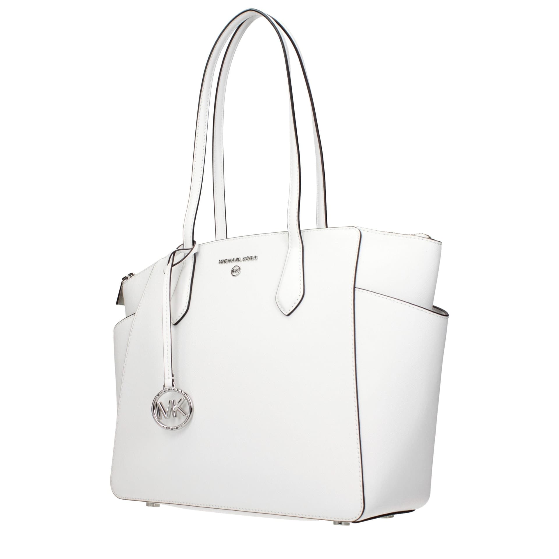 Michael Kors White Leather Shoulder Bag - 2