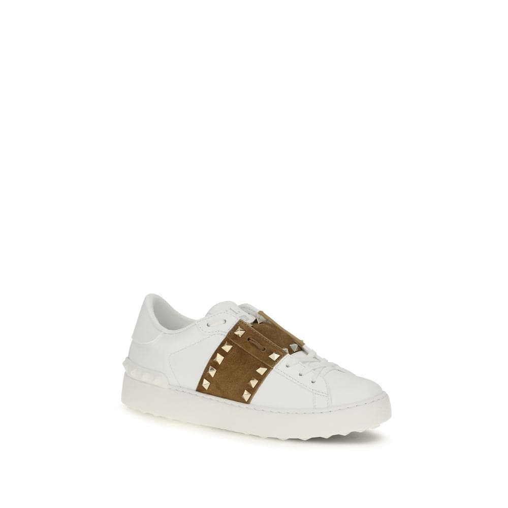 Valentino Garavani White Calf Leather Bos Taurus Sneakers - 2