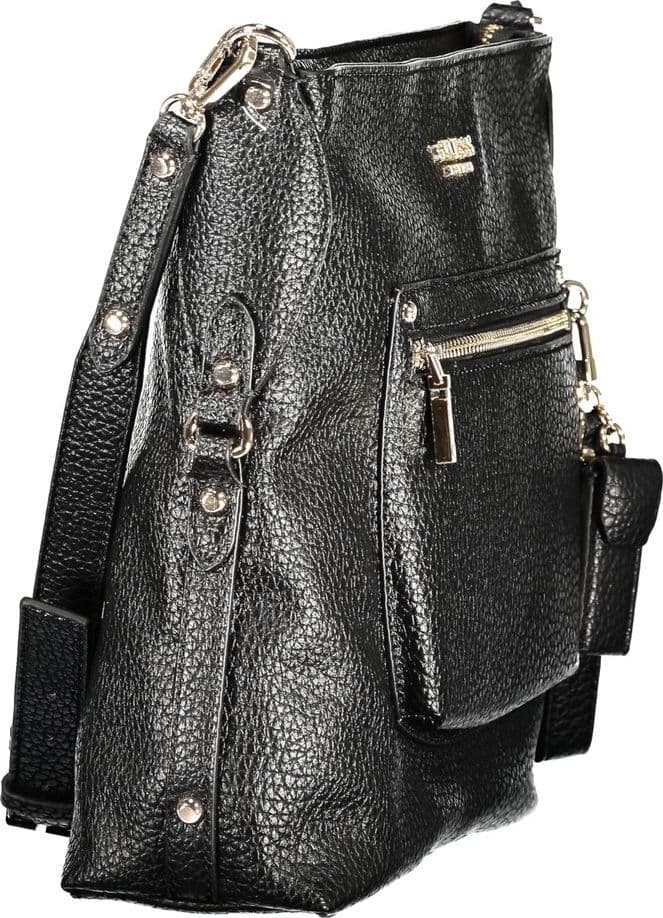 Guess Jeans Black Polyurethane Women's Handbag - 3