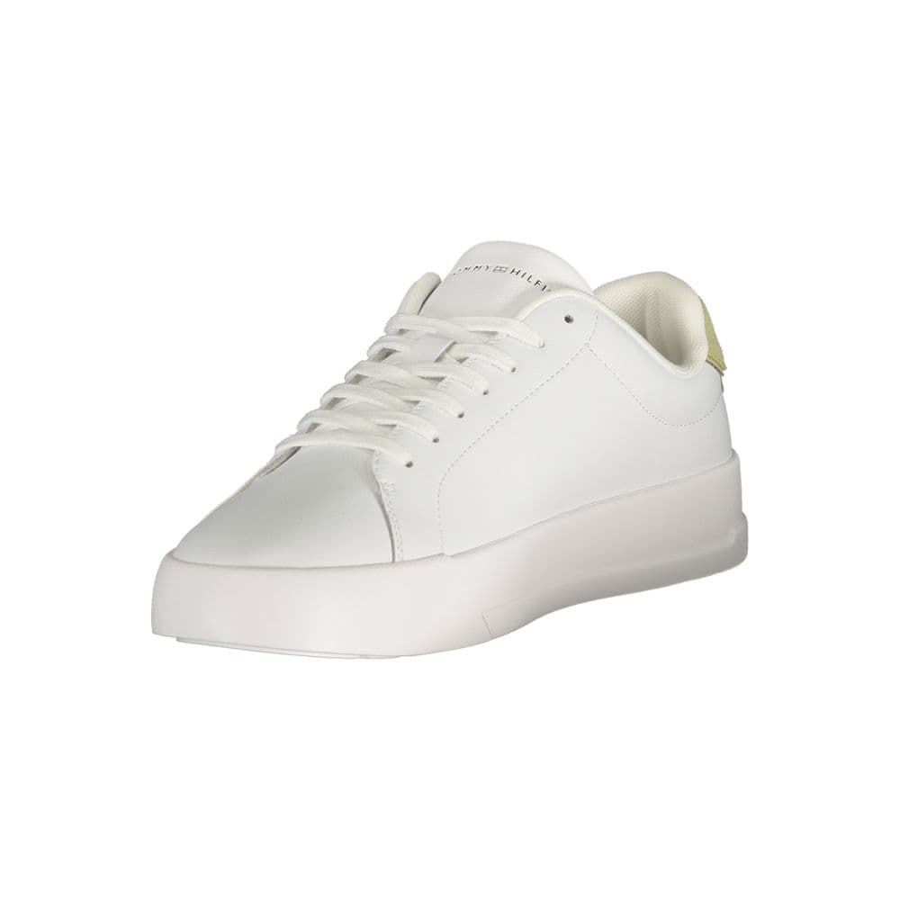 Tommy Hilfiger Bianco Polyurethane Men Sneaker - 3