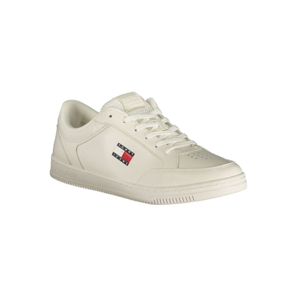 Tommy Hilfiger White Polyurethane Men Sneaker - 2